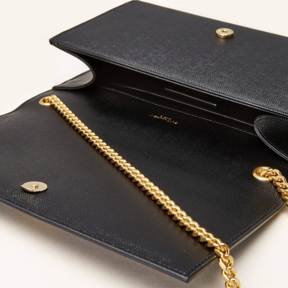 MSRP$2600 LIKE New! YSL Saint Laurent Kate Medium Grain de Poudre Shoulder bag - Picture 5 of 16